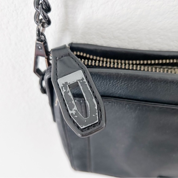 REBECCA MINKOFF! BLACK CROSSBODY CHAIN PURSE! - Picture 3 of 5